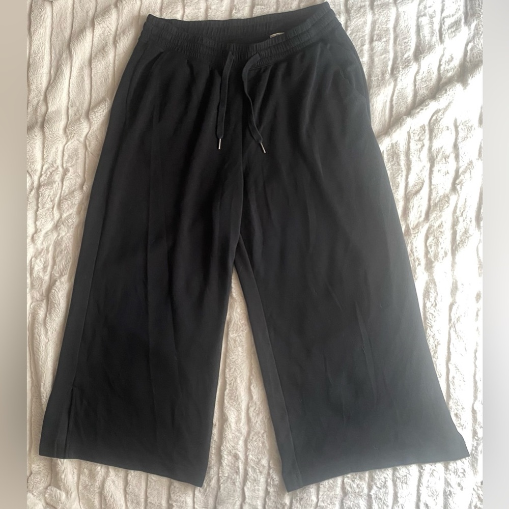 Gilly Hicks Black Wide Leg Active Pants Size XL